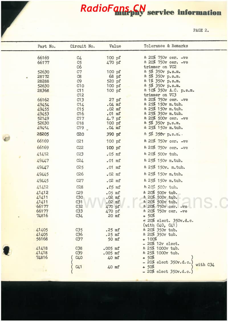 Murphy-SG67-Zodiac-stereogram-6V-BC-AC-1959 电路原理图.pdf_第2页