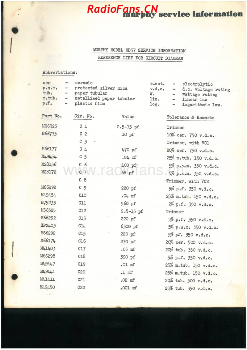 Murphy-MD57-5V-DW-AC-1963 电路原理图.pdf_第1页