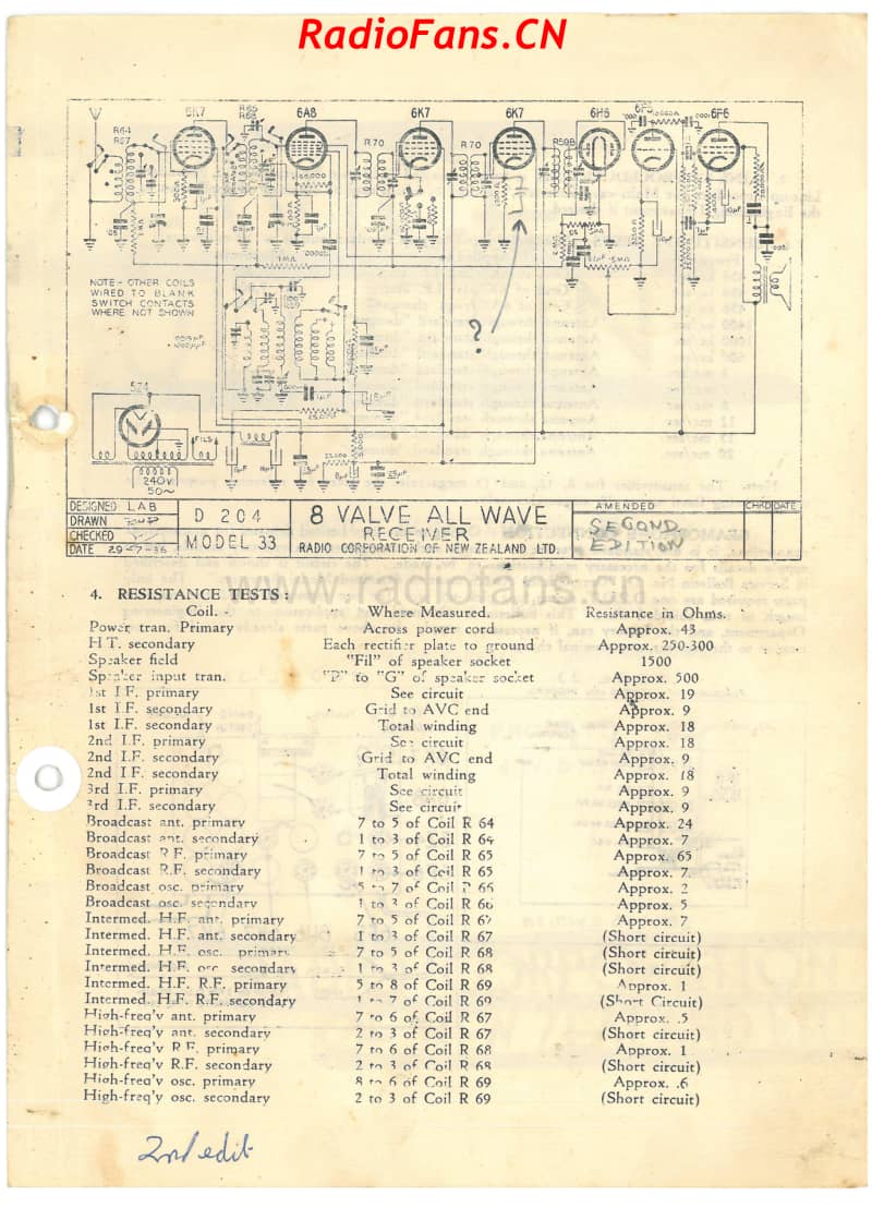 RCNZ-model-33-7V-AW-AC-2nd-edition-1936 电路原理图.pdf_第3页