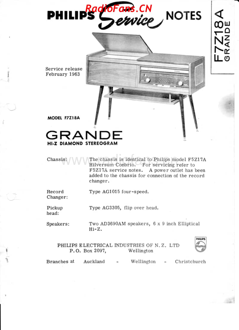 Philips-F7Z18A-Grande-stereo-radiogram-1963 电路原理图.pdf_第1页