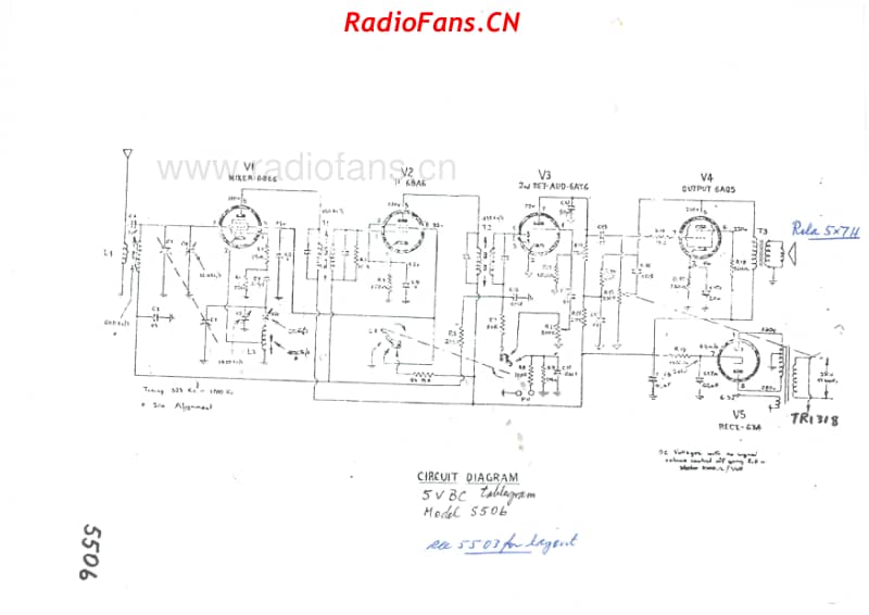 HMV-5506-Bradford-5V-BC-AC-radiogram-1955 电路原理图.pdf_第2页