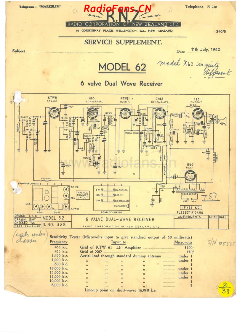 RCNZ-model-62-6V-DW-AC-1940 电路原理图.pdf_第1页