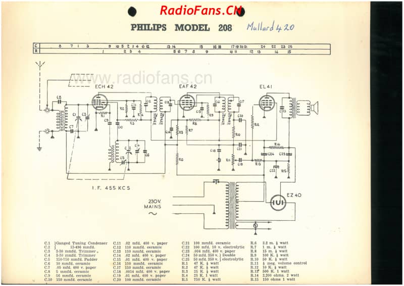 Philips-208-Mullard-420-420A-4V-BC-AC-19xx 电路原理图.pdf_第1页