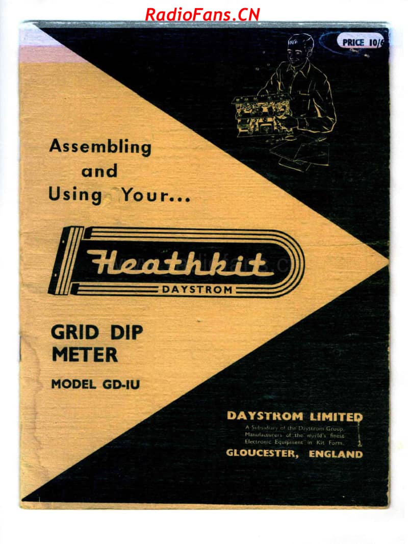 Heathkit-GD-1U-grid-dip-meter 电路原理图.pdf_第1页