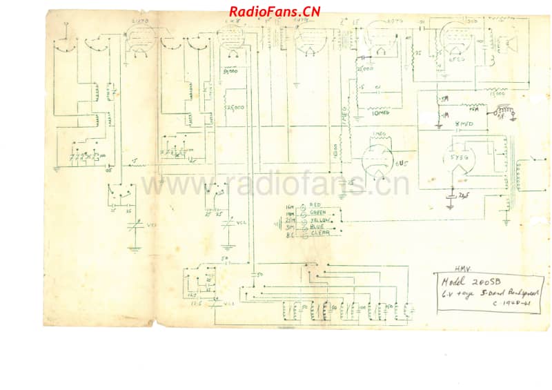 HMV-200SB-6V-Bandspread-AC-1940-41 电路原理图.pdf_第1页