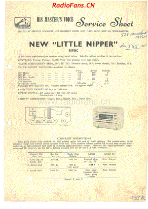 HMV-535BC-Little-Nipper-5V-BC-AC-1953 电路原理图.pdf