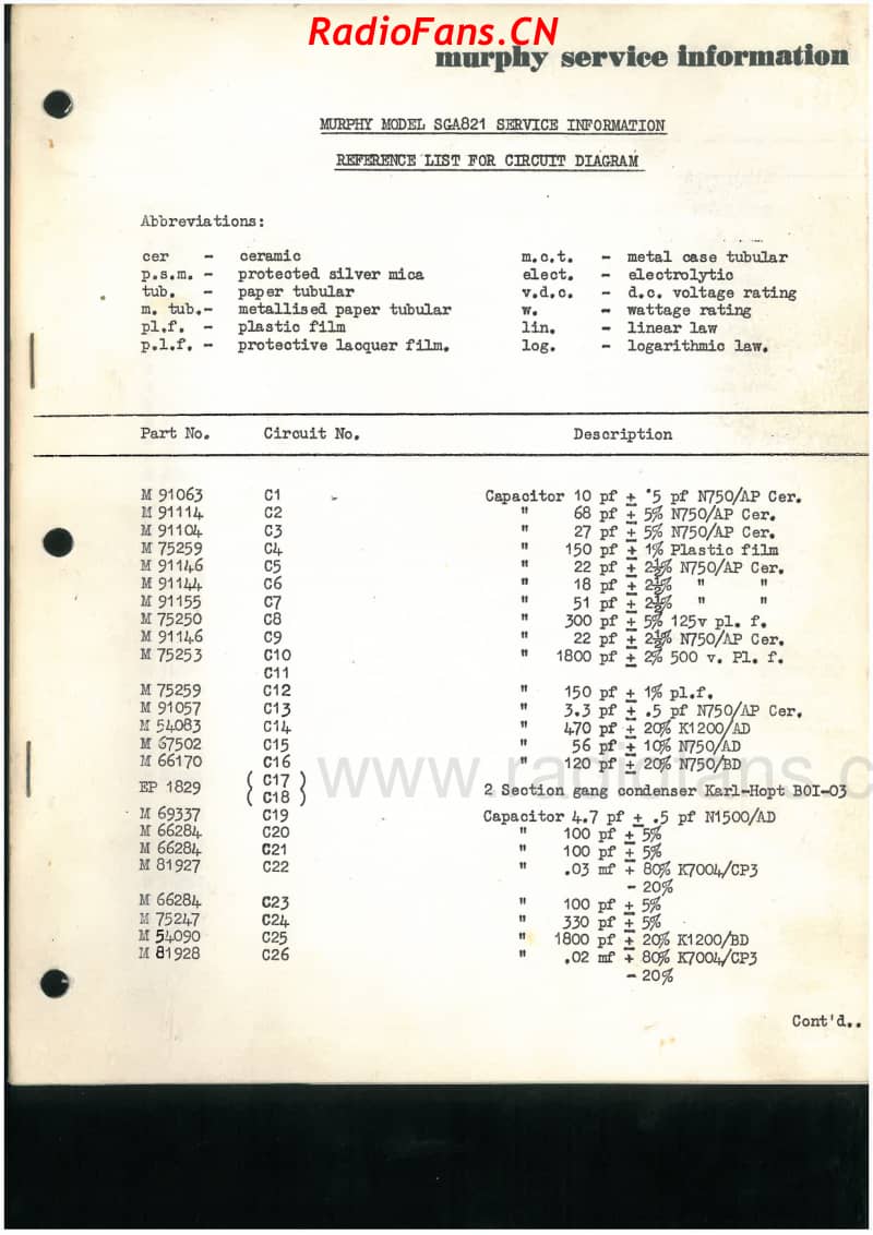 Murphy-SGA821-La-Scala-stereogram-11V-BS-AC-1962 电路原理图.pdf_第1页