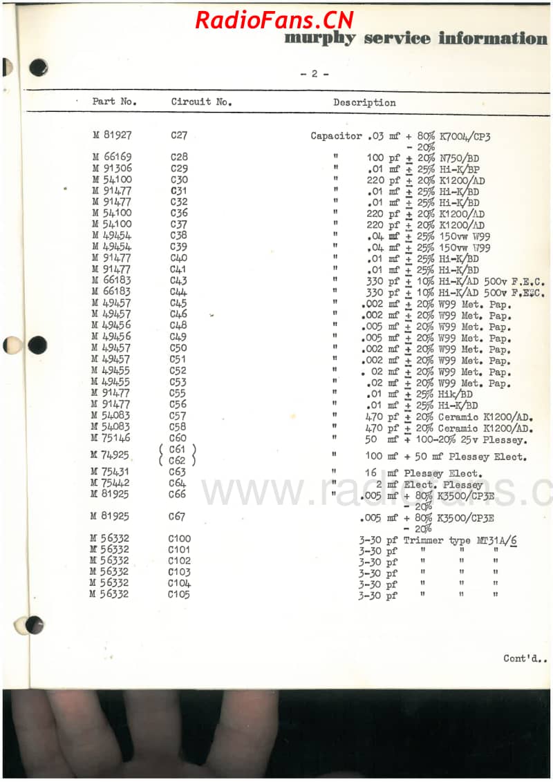 Murphy-SGA821-La-Scala-stereogram-11V-BS-AC-1962 电路原理图.pdf_第2页