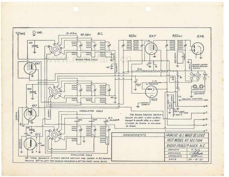 RL-14V-AW-AC-Deluxe-1937 电路原理图.pdf_第2页