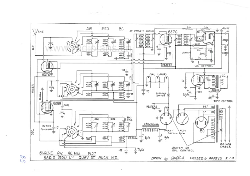 RL-BS-6V-AW-AC-VIB-1937 电路原理图.pdf_第1页