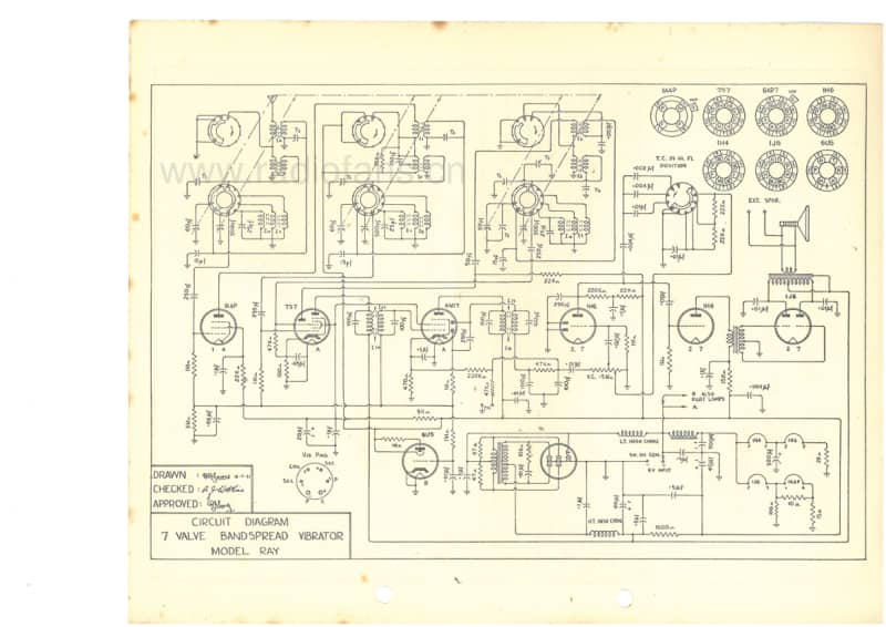 RL-RAY-6V-Bandspread-VIB-1951 电路原理图.pdf_第2页