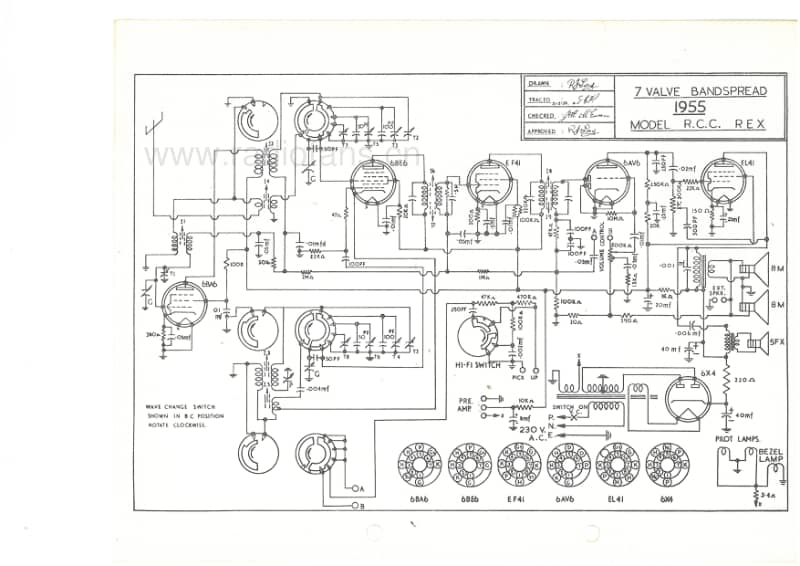 RL-RCC-RexCoronet-7V-Bandspread-AC-1955 电路原理图.pdf_第2页