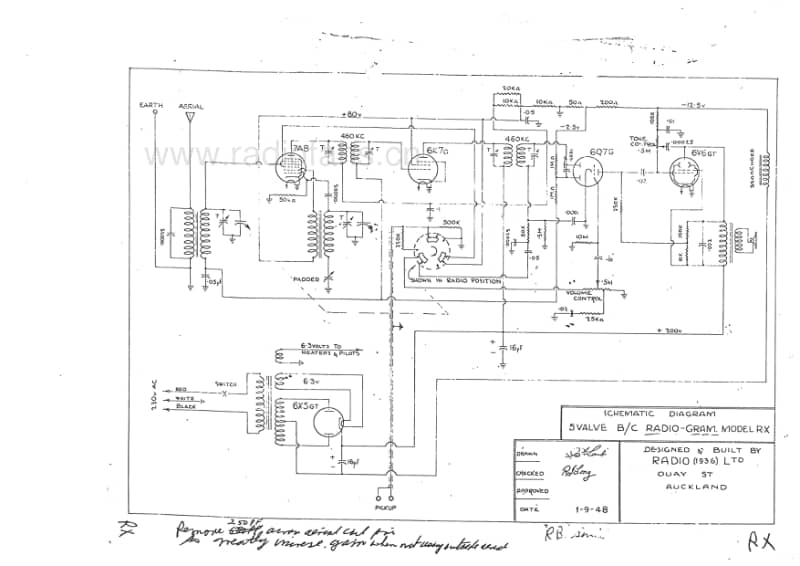 RL-RX-Radiogram-5V-BC-AC-1948 电路原理图.pdf_第1页