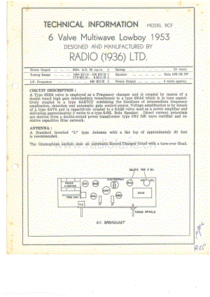 RL-RCF-6V-DW-AC-1953 电路原理图.pdf