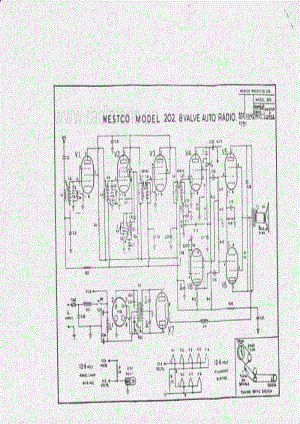 Westco-model-202-8V-auto-radio 电路原理图.pdf