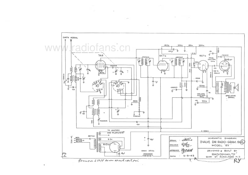 RL-RY-Radiogram-5V-DW-AC-1948 电路原理图.pdf_第1页