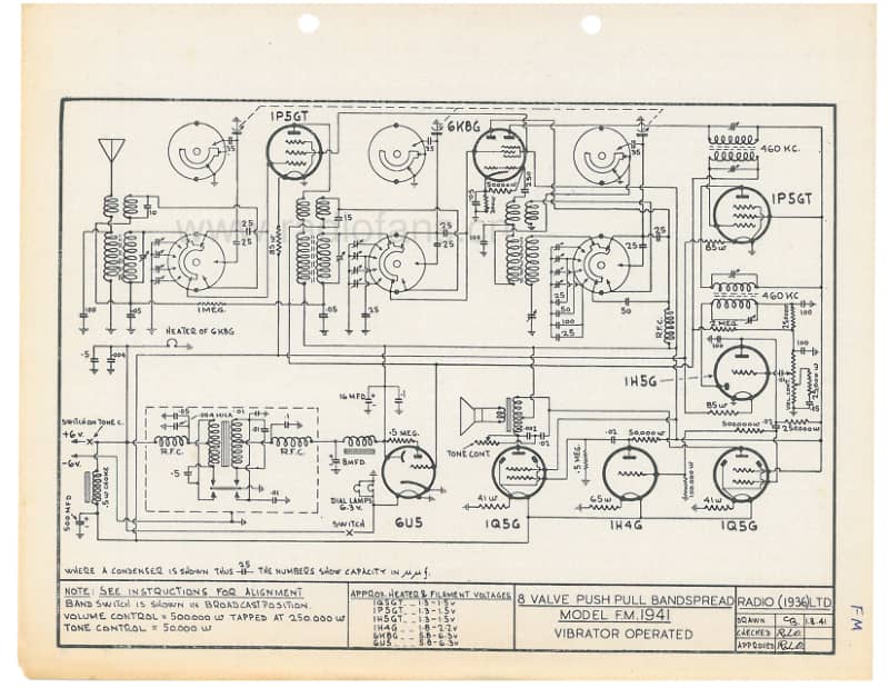 RL-FM-7V-PP-Bandspread-VIB-1941 电路原理图.pdf_第1页