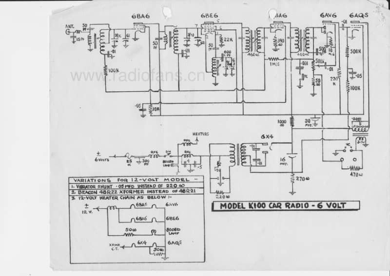 Wayfarer-K100-car-radio-1952 电路原理图.pdf_第2页