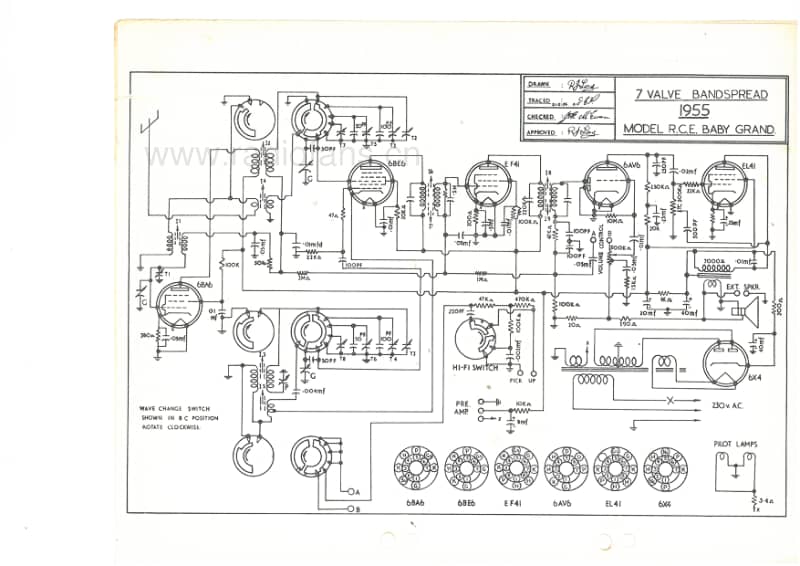 RL-RCE-Baby-GrandSymphony-7V-Bandspread-AC-1955 电路原理图.pdf_第2页