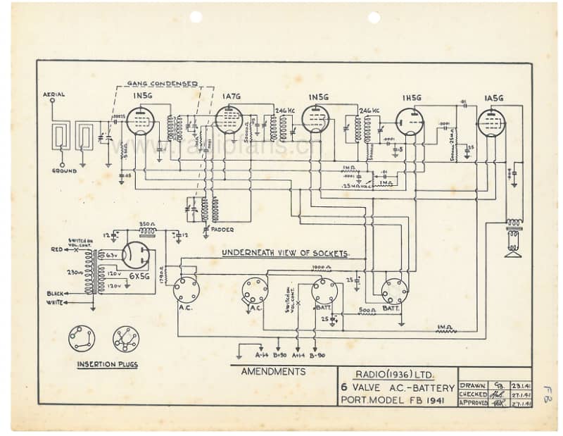 rl-fb-6v-bc-ac-battery-1941 电路原理图.pdf_第1页