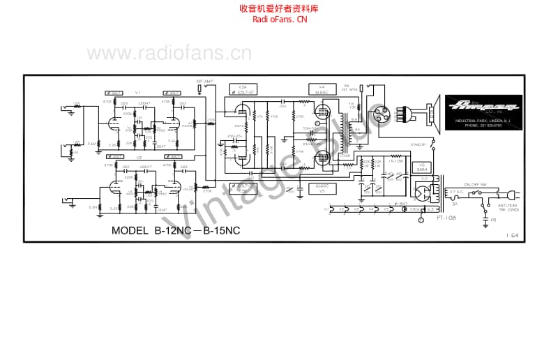 Ampeg_b15nc_schematic_1_64 电路图 维修原理图.pdf_第1页