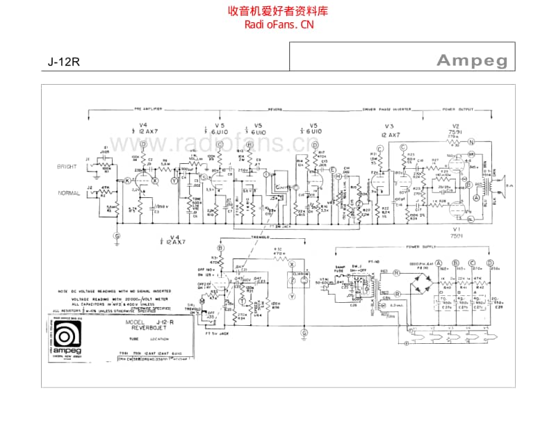 Ampeg_j12r_ 电路图 维修原理图.pdf_第1页