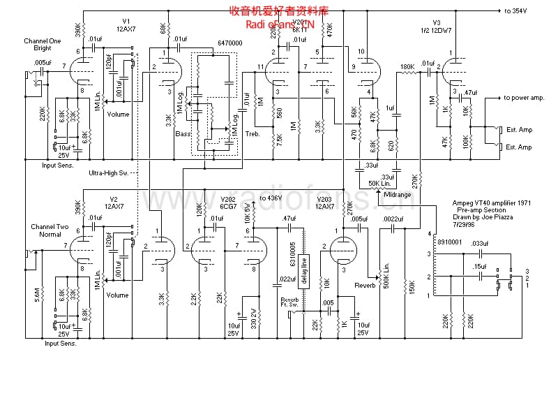 Ampeg_vt40preamp 电路图 维修原理图.pdf_第1页