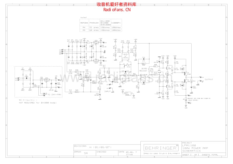 Behringer_bx1800_ultrabass_sch 电路图 维修原理图.pdf_第2页