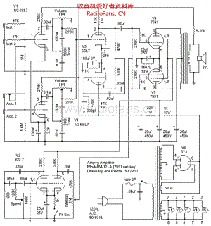 Ampeg_m12_7591a 电路图 维修原理图.pdf