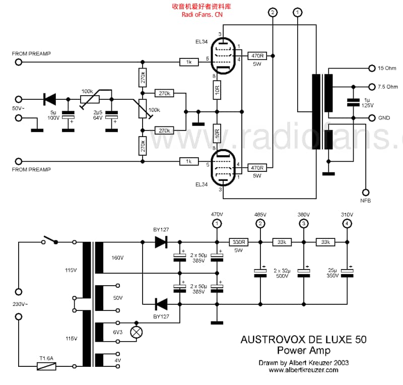 Austrovox_deluxe50 电路图 维修原理图.pdf_第2页