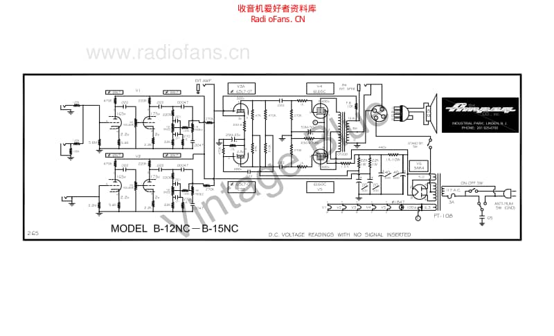 Ampeg_b15nc_schematic_2_65 电路图 维修原理图.pdf_第1页