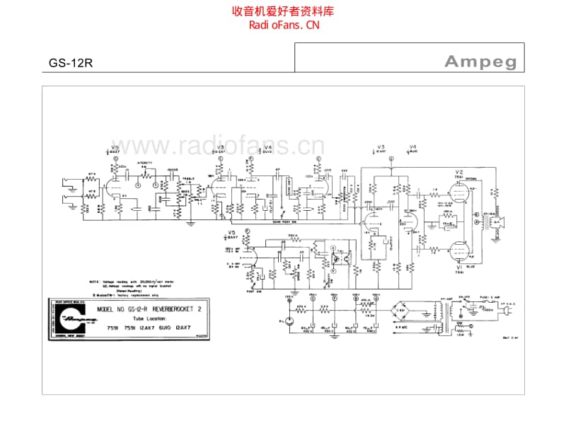 Ampeg_gs12r 电路图 维修原理图.pdf_第1页