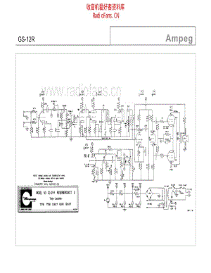 Ampeg_gs12r 电路图 维修原理图.pdf