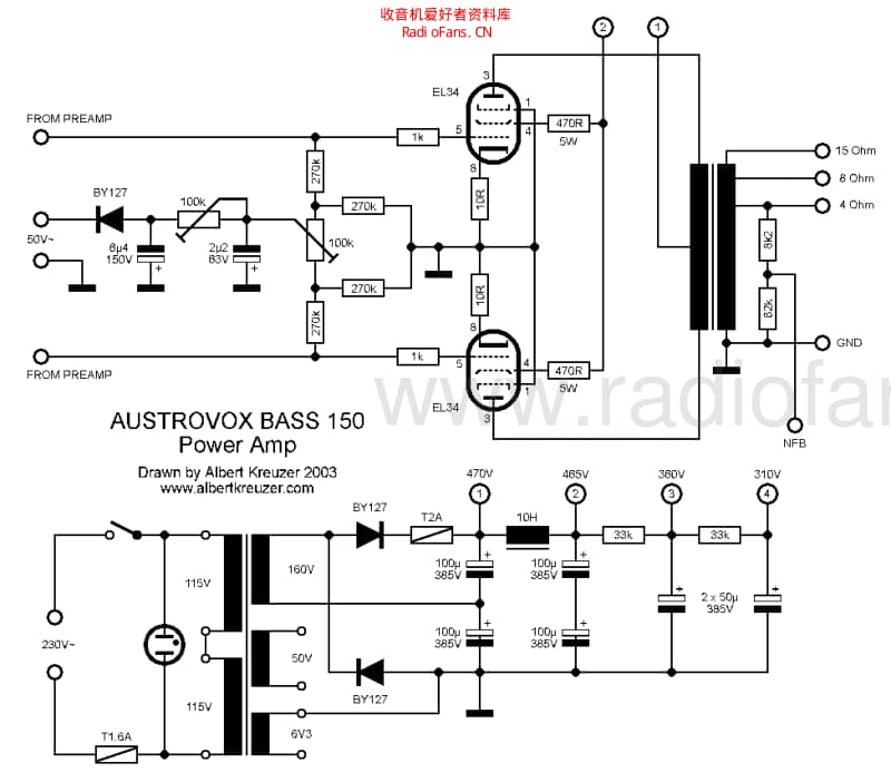 Austrovox_b150 电路图 维修原理图.pdf_第2页