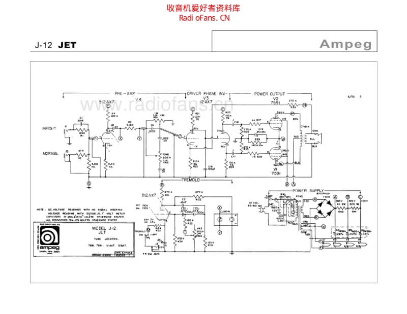 Ampeg_j12_jet 电路图 维修原理图.pdf_第1页