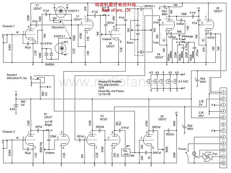 Ampeg_v9 电路图 维修原理图.pdf_第1页