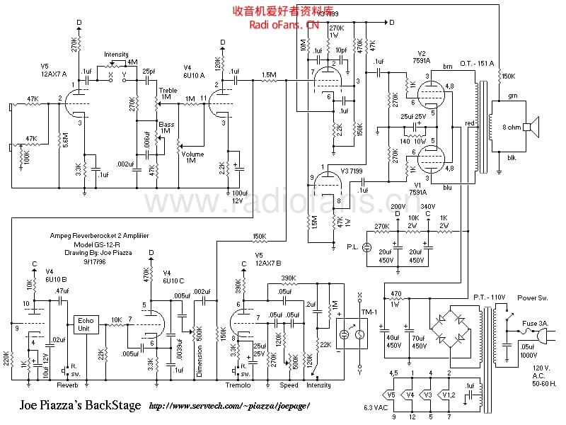 Ampeg_gs12reverbrocket2 电路图 维修原理图.pdf_第1页