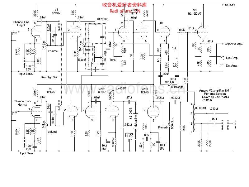 Ampeg_v2preamp 电路图 维修原理图.pdf_第1页