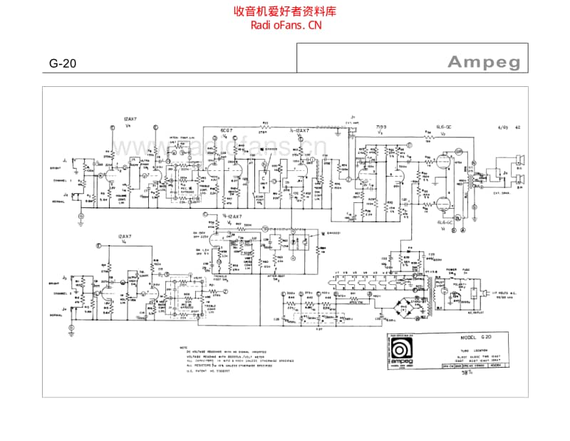 Ampeg_g20 电路图 维修原理图.pdf_第1页