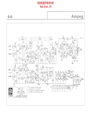 Ampeg_g12_ 电路图 维修原理图.pdf