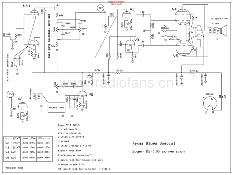 Bogen_db_110_texas_blues_special 电路图 维修原理图.pdf_第1页