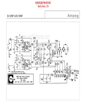 Ampeg_b12nf_b15nf 电路图 维修原理图.pdf