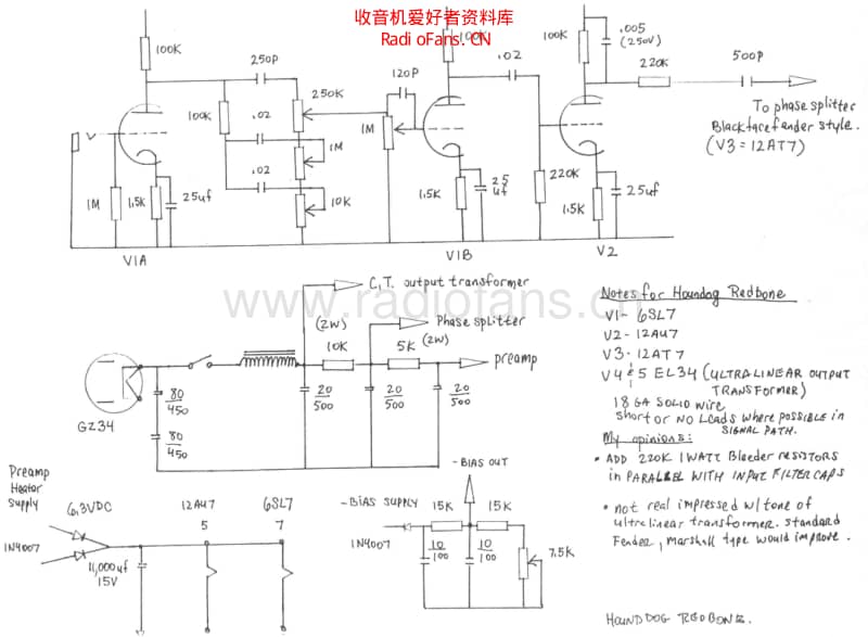 Allesandro_houndog_redbone 电路图 维修原理图.pdf_第1页