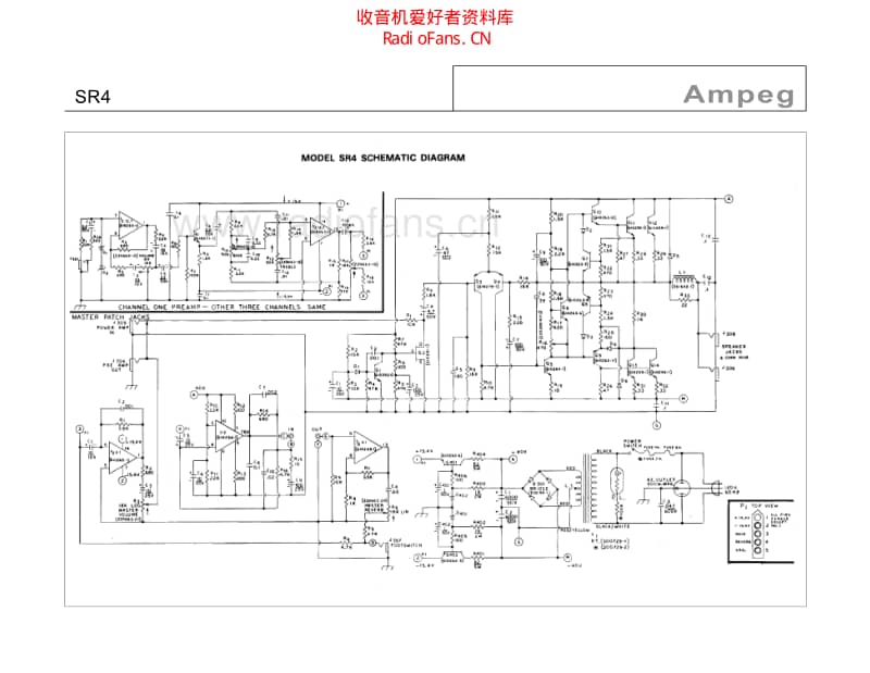 Ampeg_sr4 电路图 维修原理图.pdf_第1页