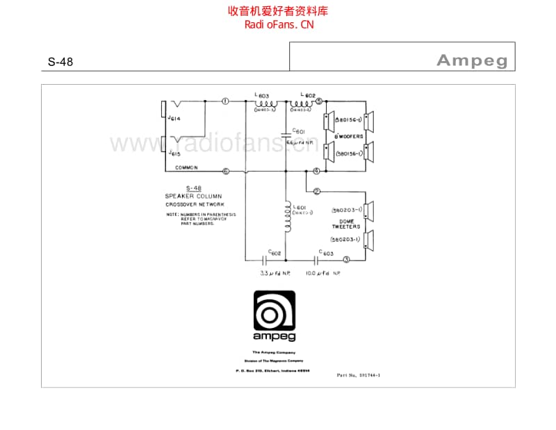 Ampeg_sb48 电路图 维修原理图.pdf_第1页