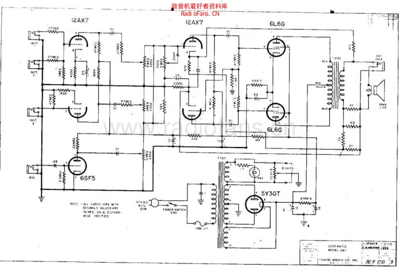 Bogen_GA20 电路图 维修原理图.pdf_第1页