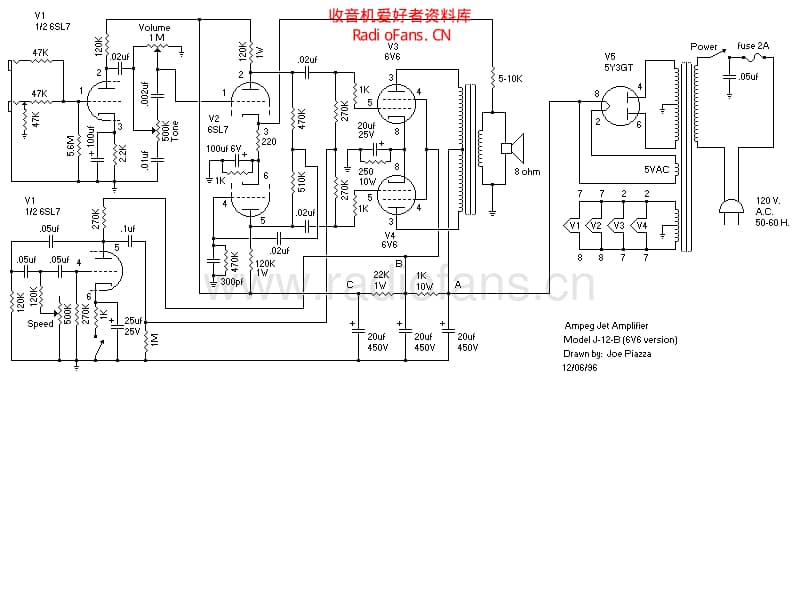 Ampeg_j12b_jet 电路图 维修原理图.pdf_第1页