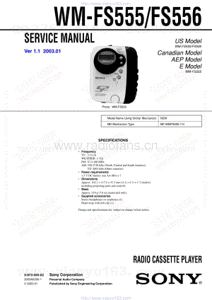 索尼SONY WM-FS555电路图.pdf