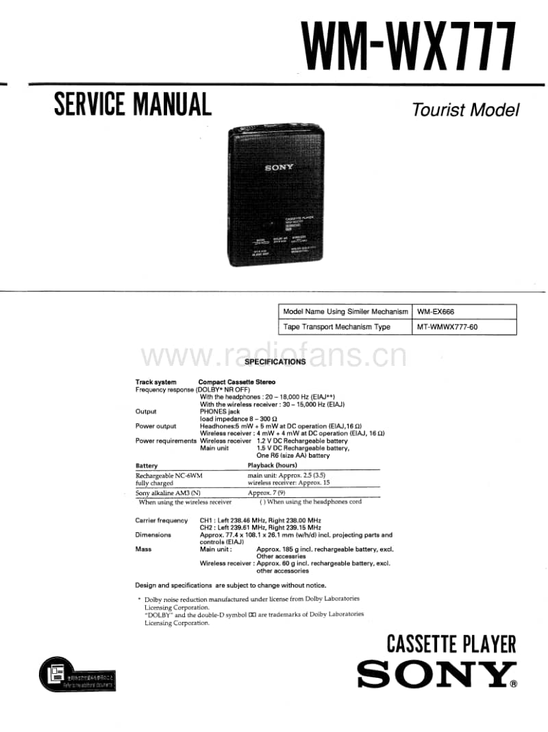 sony_wm-wx777.pdf_第1页