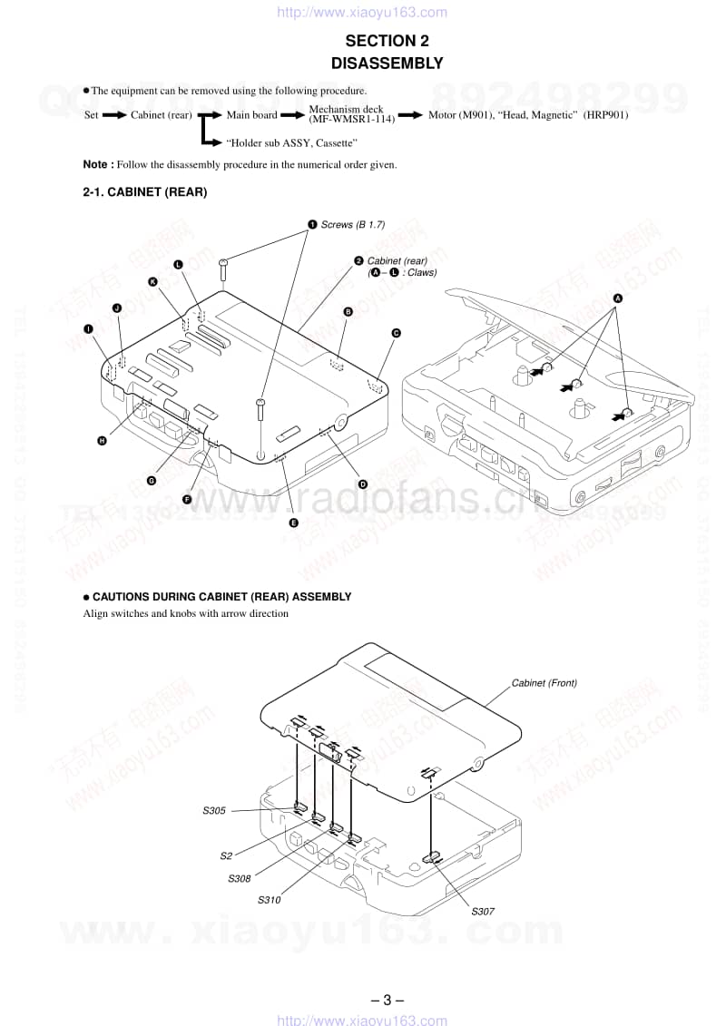 索尼SONY WM-GX100电路图.pdf_第3页